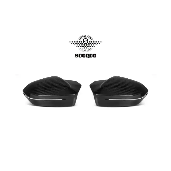 New the 5 Dry Carbon Fiber M5 Style Mirror Covers Caps for BMW 5 Series G60 G68 G70 2024+ LHD