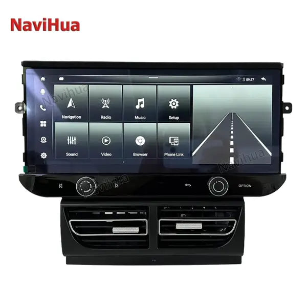 New Arrival 12.3Inch Screen Android Car Radio DVD Player GPS Navigation Multimedia Radio for Porsche Macan 2014-2016