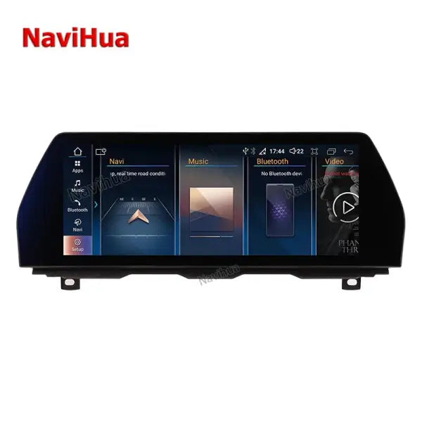 New Blue Light Android Touch Screen anti Glare 1920*720 Car Radio for BMW 5 Series F10 F11 2011-2017