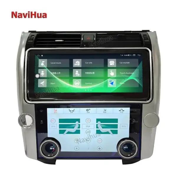 New Design 12.3'' Touch Screen Car Multimedia Android Radio Head Unit and AC Screen for Land Rover Discovery 4 2014-2016