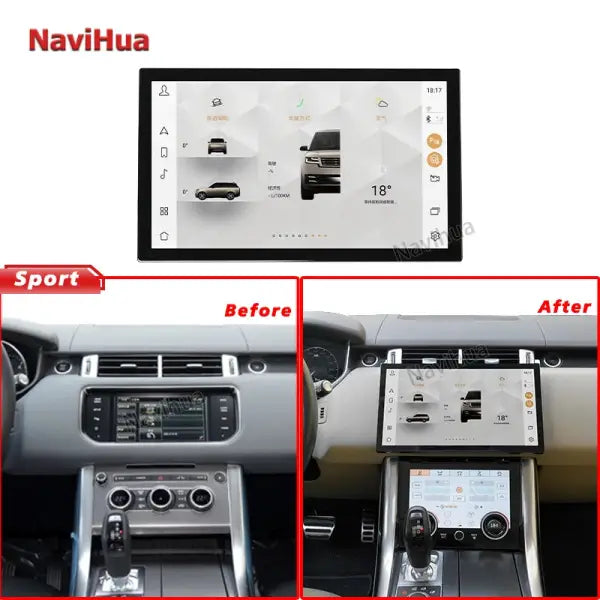 New Design 13.3 Inch Car Navigation Multi-Touch Screen for Land Range Rover Vogue 2013-2016 Range Rover Sport 2014-2016