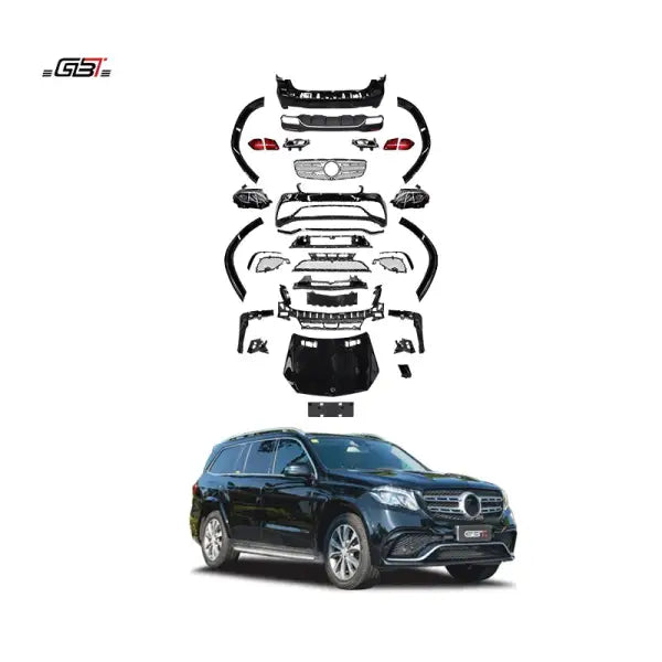 GBT Manufacture New Design Mercedes GL to GLS Conversion Kit for 2013-2015 Benz GL W166 Upgrade to 2016-2019 GLS Model