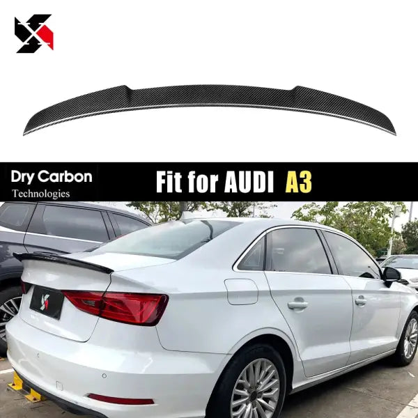 New Psm Style Dry Carbon Spoiler for Audi A3 Rear Trunk Spoiler for Audi A3 8Y 2021-In