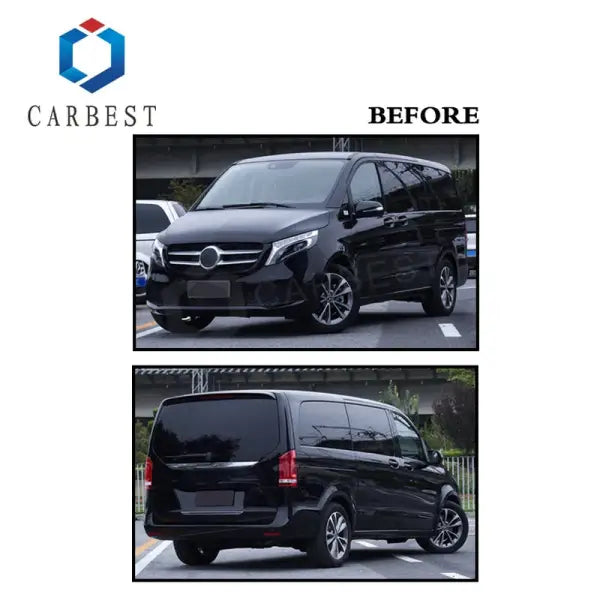 Newest Design Auto Parts PP Material Vito Body Kit for Mercedes-Benz V Class to 2024 Maybach Model