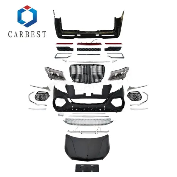 Newest Design Auto Parts PP Material Vito Body Kit for Mercedes-Benz V Class to 2024 Maybach Model