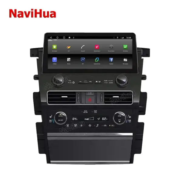 for Nissan Patrol New Upgrade Touch Screen Android 10 Lexus Style Multimedia Head Unit Monitor GPS Navigation