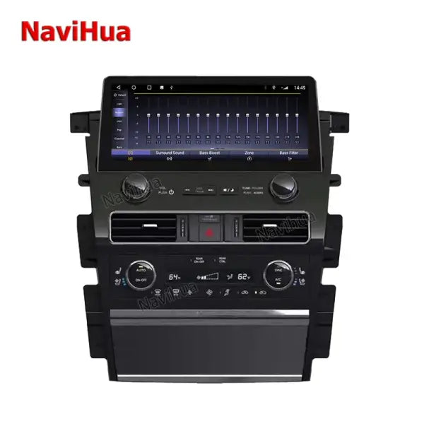 for Nissan Patrol New Upgrade Touch Screen Android 10 Lexus Style Multimedia Head Unit Monitor GPS Navigation