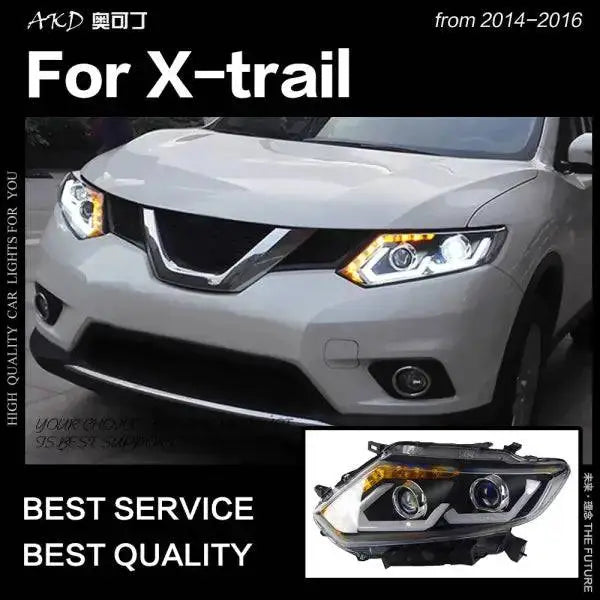 Nissan X-Trail Headlights 2014-2016 Rogue LED Headlight DRL