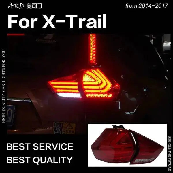 Nissan X-Trail Tail Lights 2014-2017 Rouge LED Tail lamp