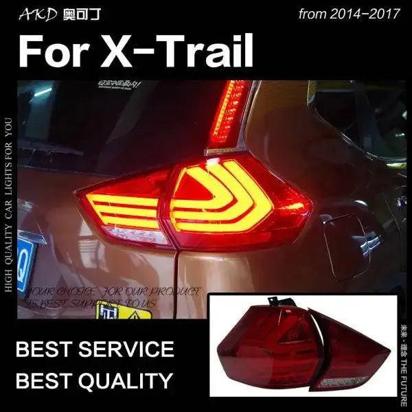 Nissan X-Trail Tail Lights 2014-2017 Rouge LED Tail lamp