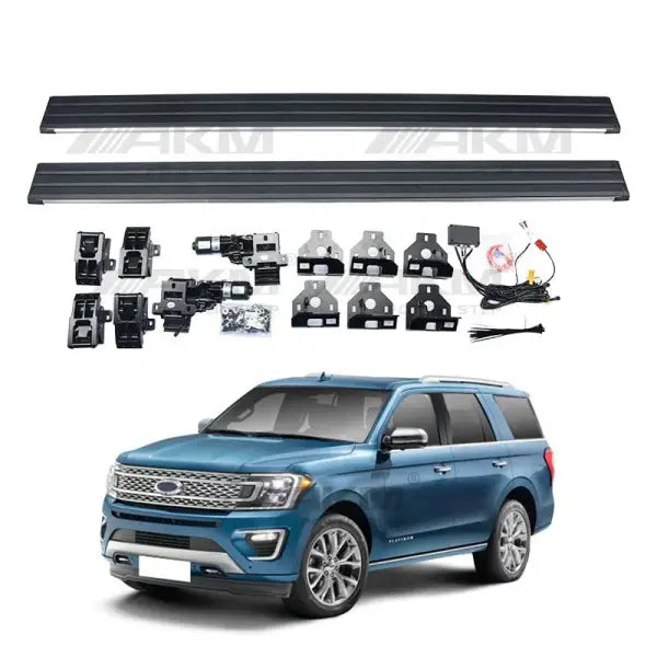Noble 4X4 Customized Aluminum Alloy Bracket Electric Side Step Running Board for Ford Expedition 2017 Power Step Auto Parts