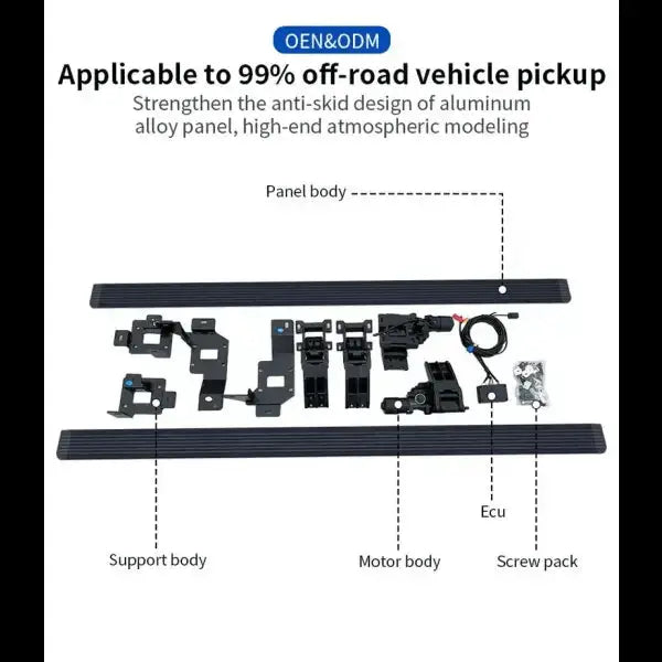 Noble4X4 Exterior Aluminium Power Run Board Power Step