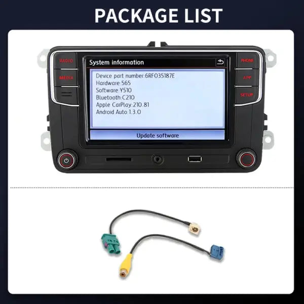 Noname RCD330 plus Carplay Car Radio Android Auto Multimedia Player 6.5 Inch Bluetooth AUX for VW Golf 5 6 Passat B5 B6 B7 Jetta