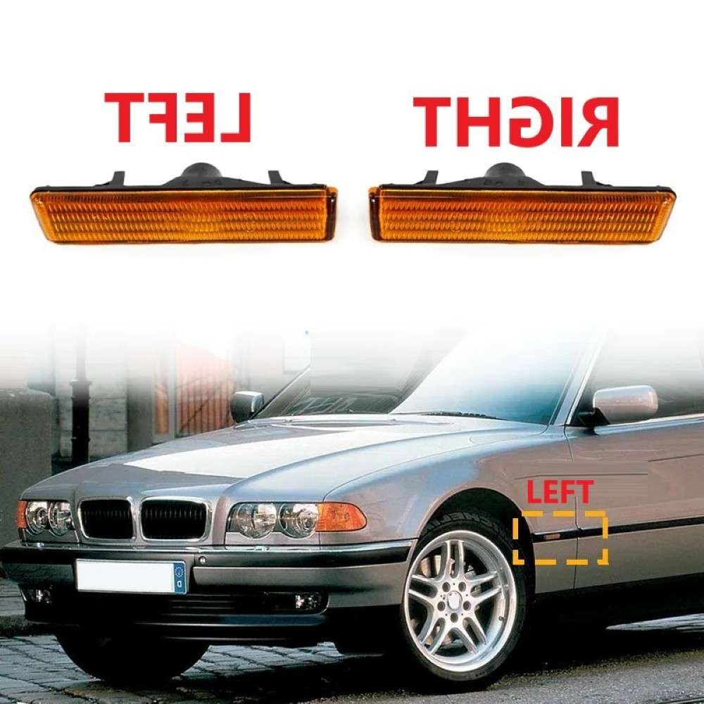 Car Craft Compatible With Bmw 7 Series E38 1995-2001 Side Fender Light Turn Signal Sand Board Indicator Lights 63138360215 Gc Left CC-7997 - CAR CRAFT INDIA