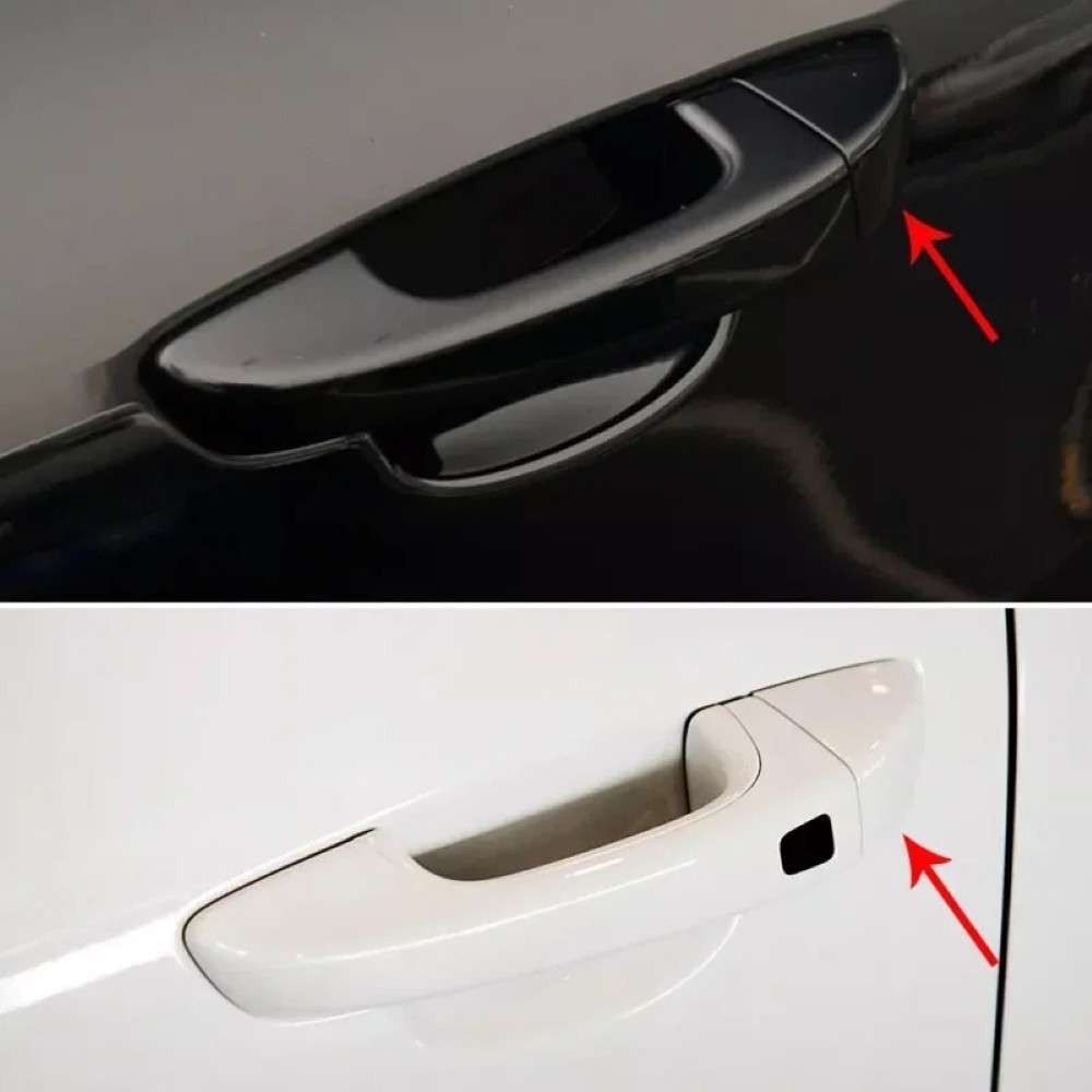 Car Craft Compatible With Porsche Cayenne 2011-2018 Exterior Door Handle Lock Cover Cap Left 95853106800 - CAR CRAFT INDIA