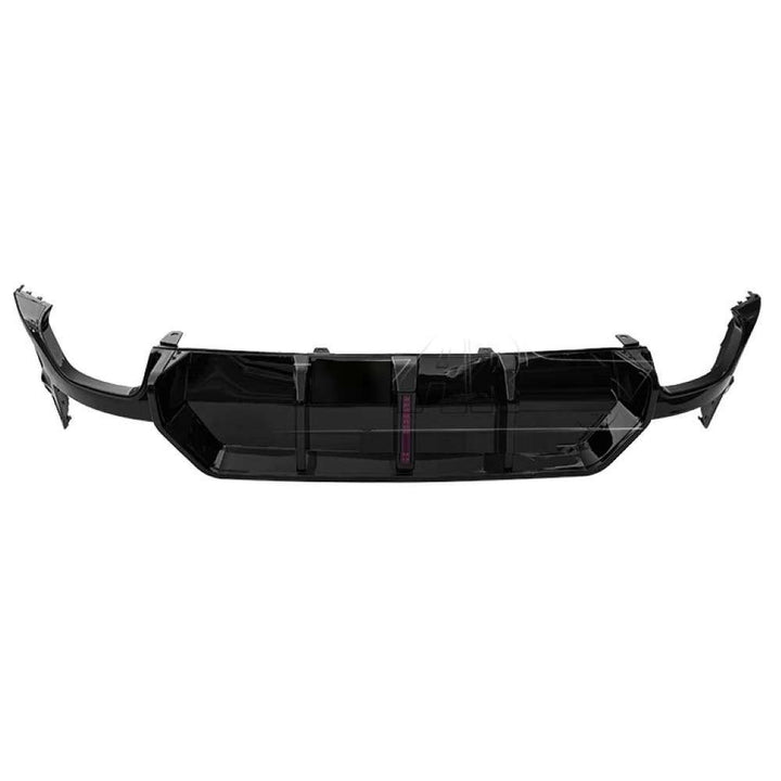 Car Craft Compatible With Bmw 3 Series G20 Lci 2023+ Rear Bumper After Lip Splitter Skirts Diffuser F1 Style Led Light Ar-bm-0259 Cf Carbon Fiber Look - CAR CRAFT INDIA