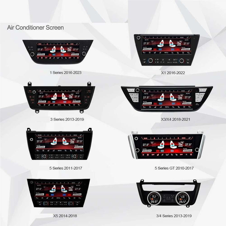 Car Craft Compatible With Bmw 5 Series F10 2010-2017 Lcd Display Air Conditioning Board Android Ac Panel Digital Touch Screen Climate Knobs Control 8.8 Inch CC-8487 - CAR CRAFT INDIA
