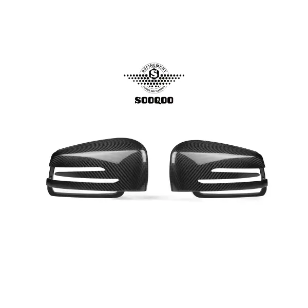 OEM Style Dry Carbon Fiber Mirror Housing Covers Caps for Mercedes Benz W204 W176 W117 W218 W212 W207 X156 2010-2016