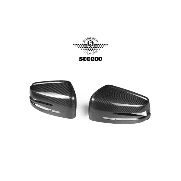 OEM Style Dry Carbon Fiber Mirror Housing Covers Caps for Mercedes Benz W204 W176 W117 W218 W212 W207 X156 2010-2016