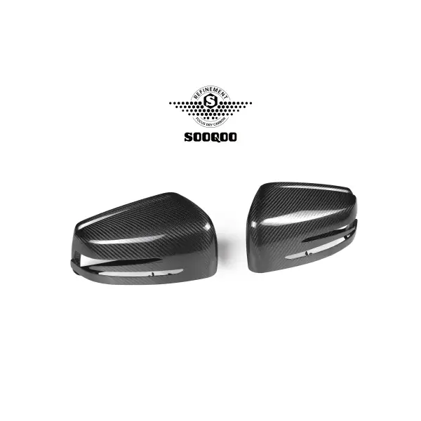 OEM Style Dry Carbon Fiber Side Mirror Covers Caps for Mercedes Benz W204 W176 W117 W218 W212 W207 X156 2010-2016
