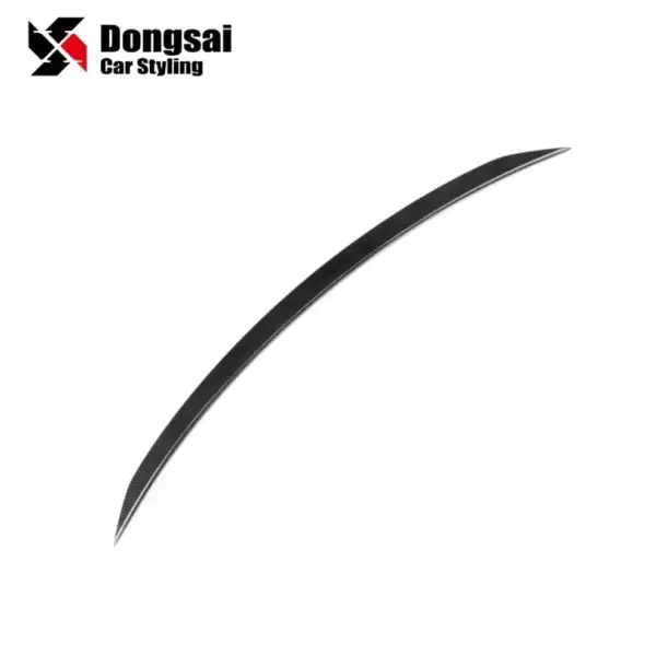 OEM Style Dry Carbon Tail Wing Rea Trunk Lip Ducktail Spoiler for Mercedes Benz GLC W253 2016-2021