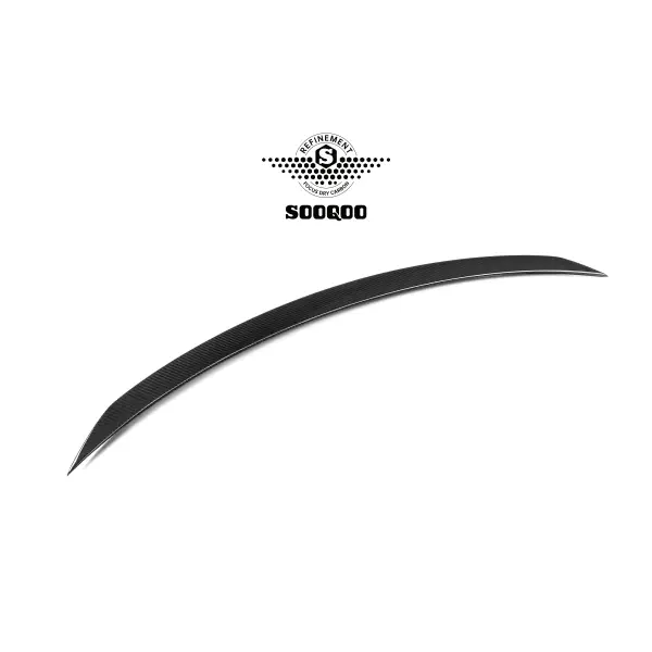 OEM Style Dry Carbon Tail Wing Rea Trunk Lip Ducktail Spoiler for Mercedes Benz GLC W253 2016-2021