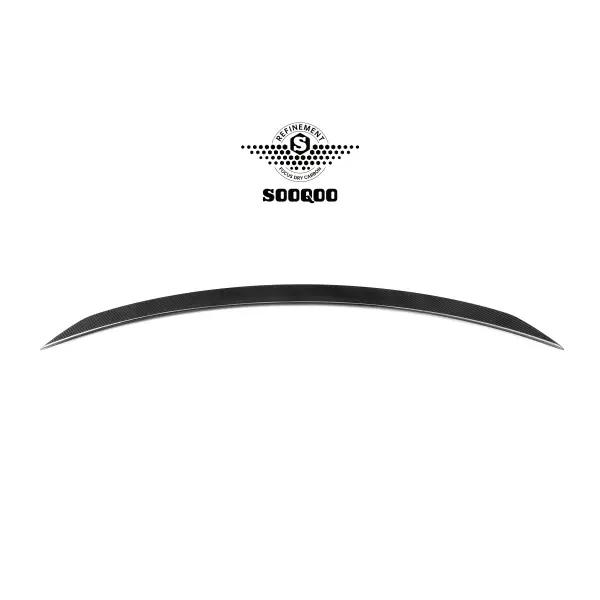 OEM Style Dry Carbon Tail Wing Rea Trunk Lip Ducktail Spoiler for Mercedes Benz GLC W253 2016-2021