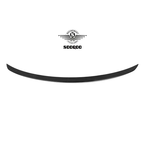 OEM Style Dry Carbon Tail Wing Rea Trunk Lip Ducktail Spoiler for Mercedes Benz GLC W253 2016-2021