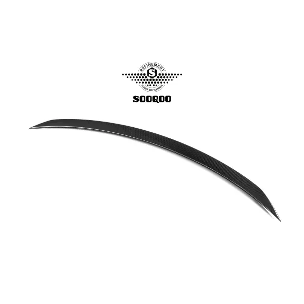 OEM Style Dry Carbon Tail Wing Rea Trunk Lip Ducktail Spoiler for Mercedes Benz GLC W253 2016-2021