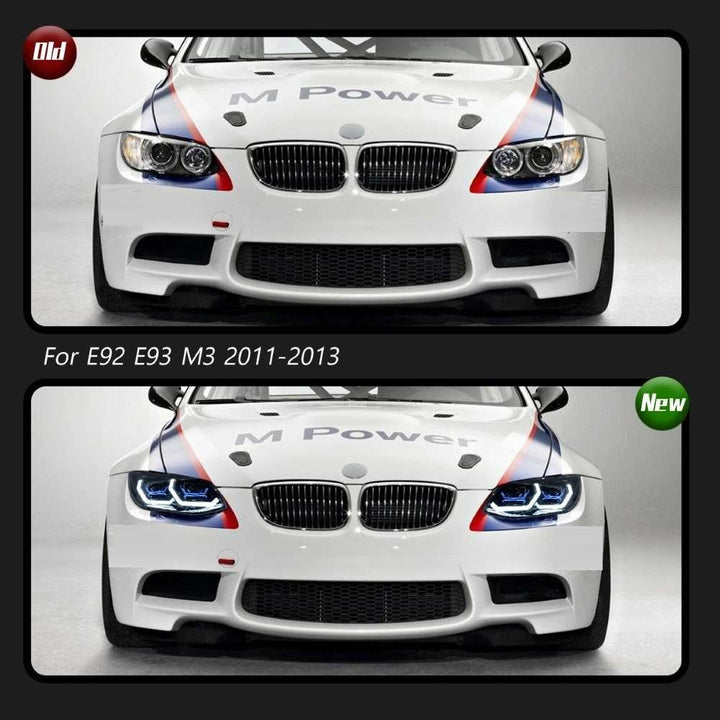 Car Craft Compatible With Bmw 3 Series M3 E92 E93 Lci 2010-2012 Car Front Upgraded Head Light Lamp Xenon Headlight Retrofit Upgrade Modified Led Drl Hid For Xenon Car CC-8458