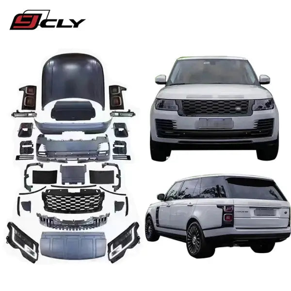 Old to New Body Kit for Range Rover Vogue 2012-2017 Modified 2020-2022 OEM Car Bumper Hood Diffuser Headlight Taillight