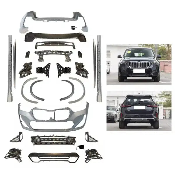 Old to New Front Bumper Body Kit for BMW X1 U11 2023- to X1 M-TECH BODYKIT