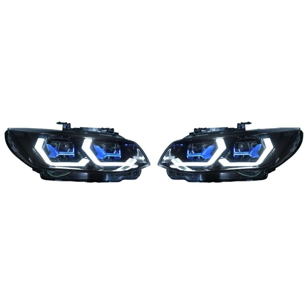 Car Craft Compatible With Bmw 3 Series M3 E92 E93 Lci 2010-2012 Car Front Upgraded Head Light Lamp Xenon Headlight Retrofit Upgrade Modified Led Drl Hid For Helogen Car CC-8457 - CAR CRAFT INDIA