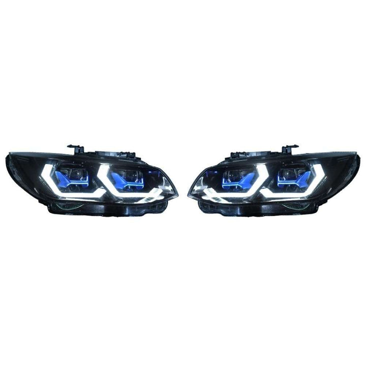 Car Craft Compatible With Bmw 3 Series M3 E92 E93 Lci 2010-2012 Car Front Upgraded Head Light Lamp Xenon Headlight Retrofit Upgrade Modified Led Drl Hid For Helogen Car CC-8457 - CAR CRAFT INDIA