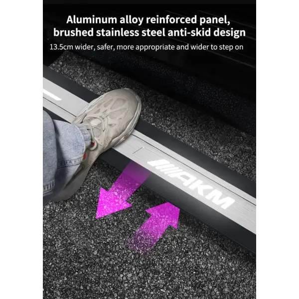 Other Exterior Accessories Dazzling White Light Electric Side Step for Audi Q7 Q8 Q5 Aluminium Powered Steps Running Boards