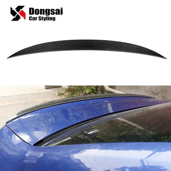 P Style Carbon Fiber Rear Spoiler Ducktail Trunk Tail Wing for BMW 3 Series G20 320I 335I G80 M3 CS 2019+