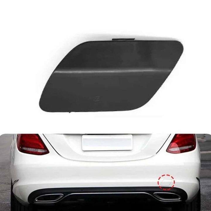 Car Craft Compatible With Mercedes Benz C Class W205 2015-2021 Rear Bumper Tow Hook Towing Tochan Trailer Cover 2058830224 Unpainted CC-8090 - CAR CRAFT INDIA