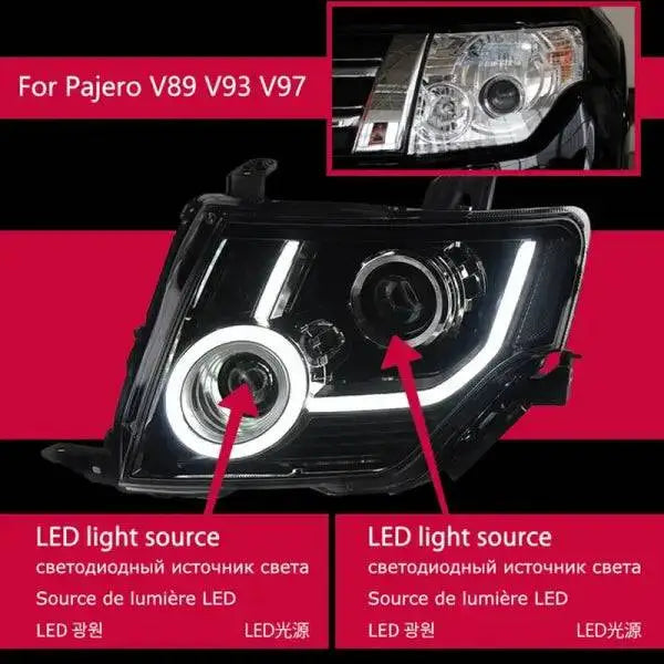 Pajero V97 Headlights 2006-2020 V93 LED Headlight Montero