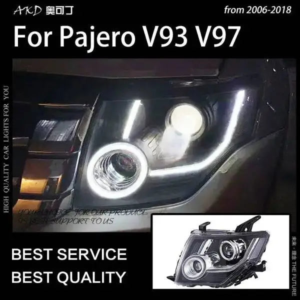 Pajero V97 Headlights 2006-2020 V93 LED Headlight Montero