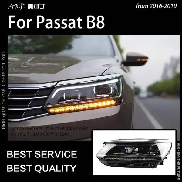 Passat B8 Headlights 2016-2019 Passat US Version LED