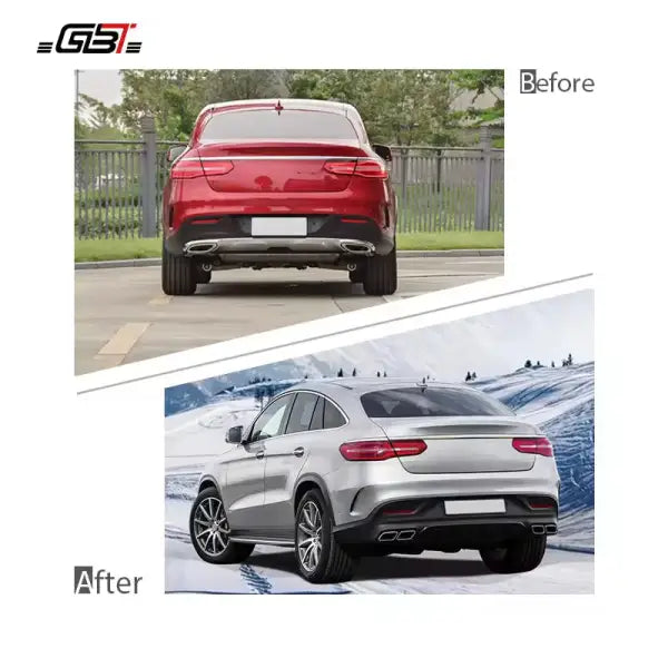 Popular Mercedes GLE 63 Exterior Conversion Kit Bumper Upgrade Bodykit for 2015-2019 Mercedes GLE 350 Benz GLE 63 Coupe W292