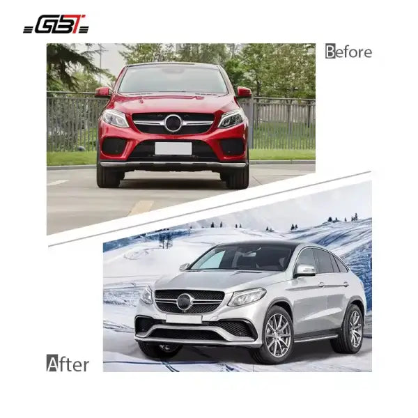 Popular Mercedes GLE 63 Exterior Conversion Kit Bumper Upgrade Bodykit for 2015-2019 Mercedes GLE 350 Benz GLE 63 Coupe W292