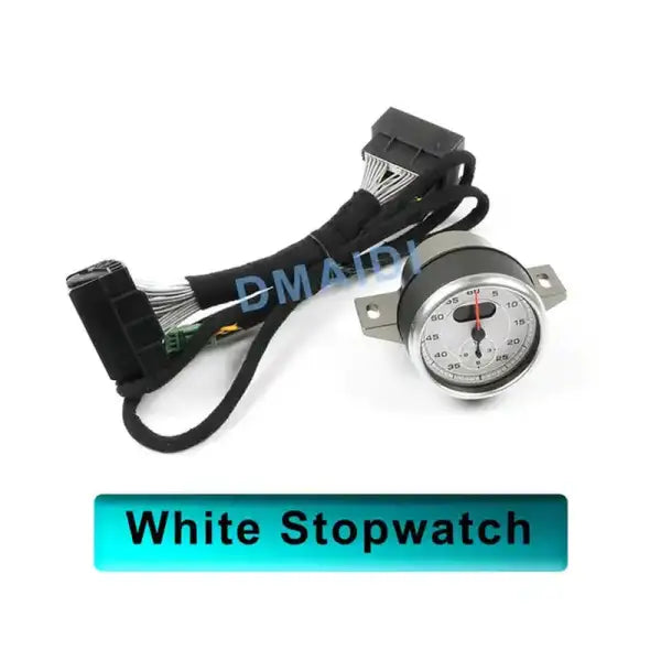 Car Stopwatch for Porsche 718 Boxster Cayman 2014-2015 Interior Center Dashboard Clock Compass Modification