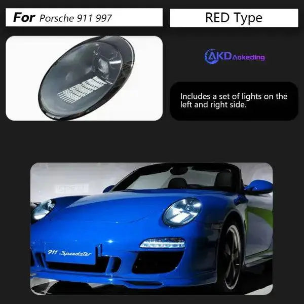 Porsche 997.1 997.2 Headlights 2005-2012 911 LED Headlight