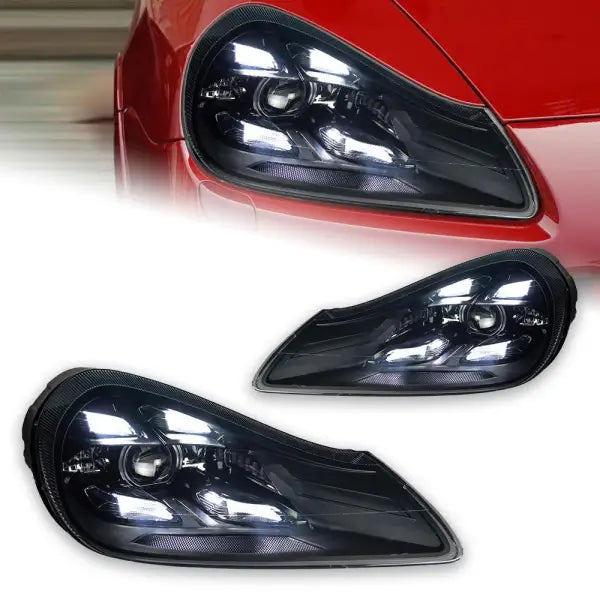 Porsche Cayenne Headlights 2007-2010 Cayenne GTS LED Headlight Projector Lens DRL Head Lamp