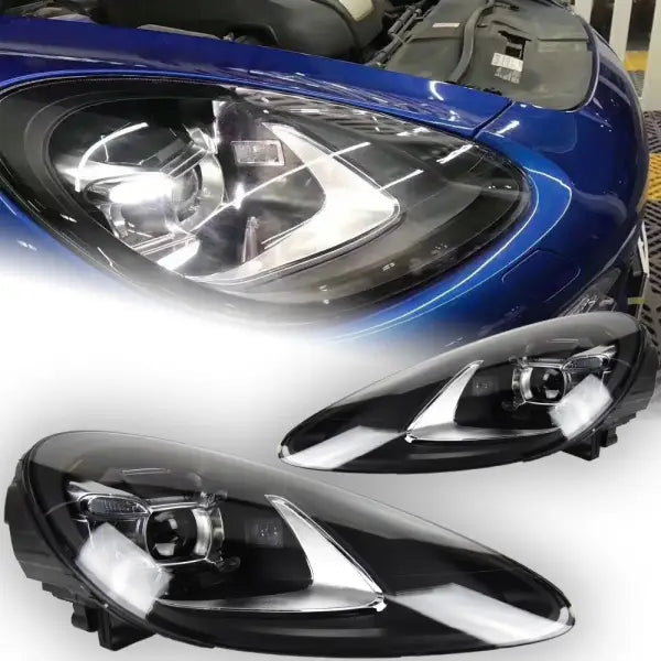Porsche Cayenne Headlights 2011-2018 Cayenne GTS LED Headlight Projector Lens DRL Head Lamp