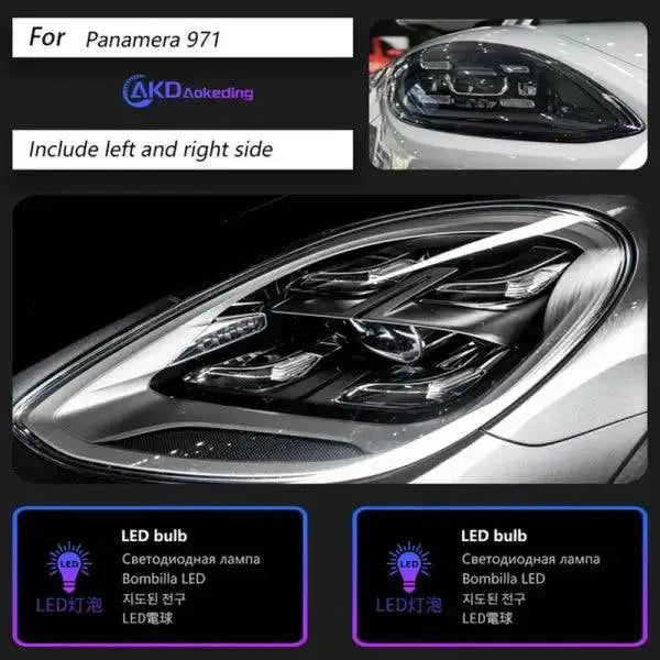 Porsche Panamera 971 Headlights 2017-2023 971 LED Headlight