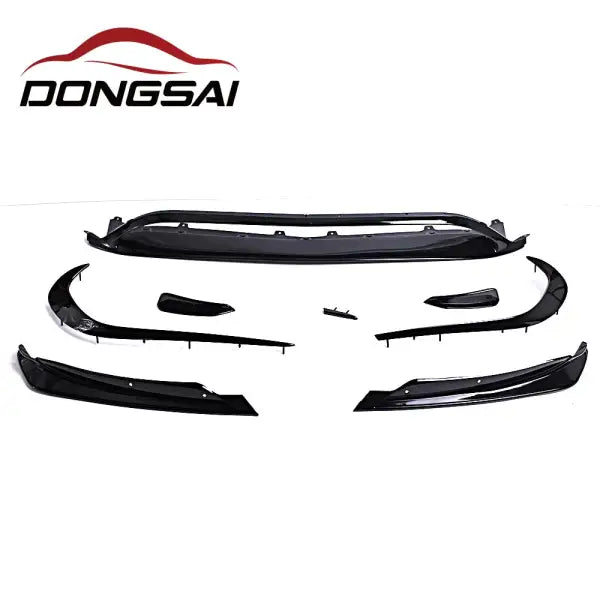 PP Material Front Bumper Lip Chin Spoiler Winglet Splitter for Mercedes Benz a Class W176 A45 AMG 2012+