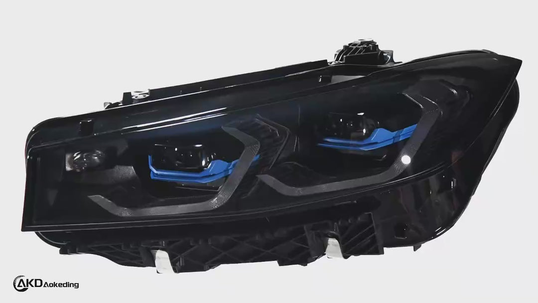 Car Craft Compatible With Bmw 3 Series G20 Lci 2023-2025 Car Front Upgraded Head Light Lamp Xenon Headlight Retrofit Upgrade Modified Led Drl Hid G80 Style With Yelllow Drl