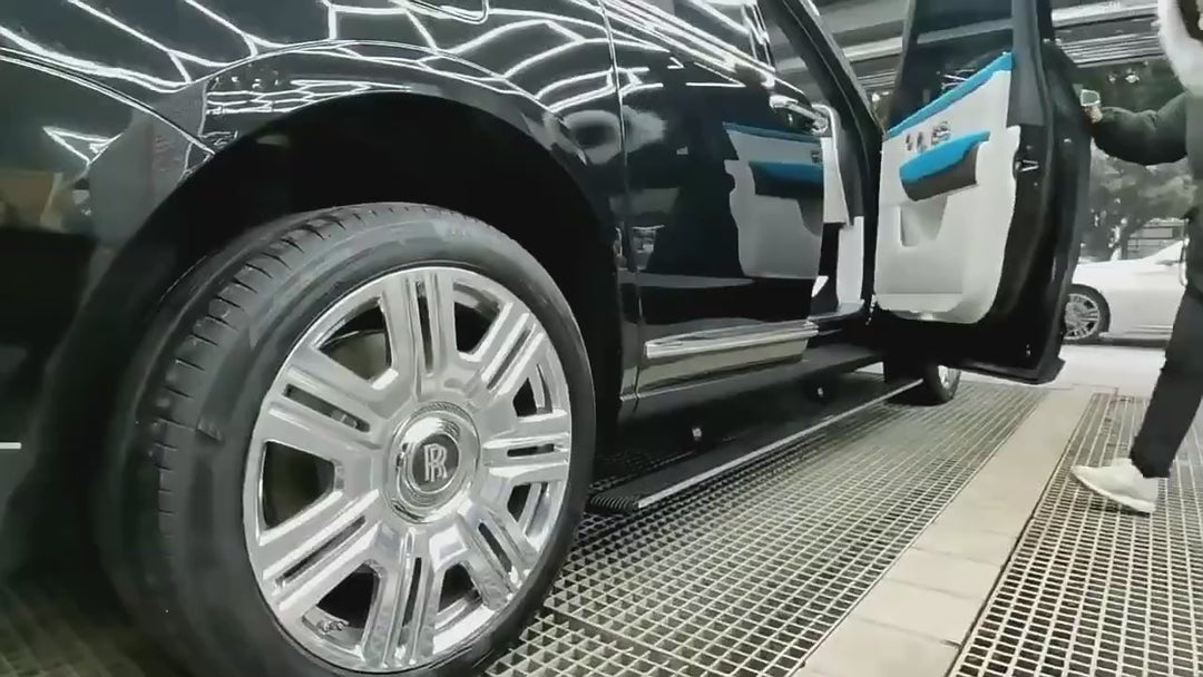 Car Craft Compatible With Rolls Royce Cullinan 2018-2025 Automatic Deployable Electric Side Step Retractable Ladder Pedal Running Boards Side Step